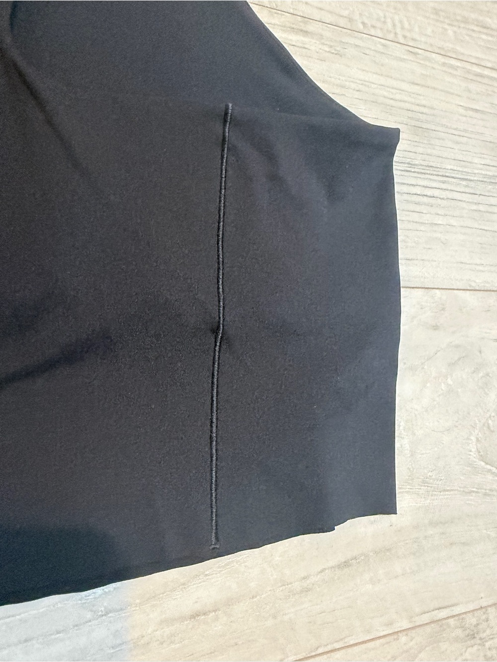 Nike Yoga Dri-FIT Luxe Women's Shelf-Bra Cropped Tank Black size L - Picture 5 of 11